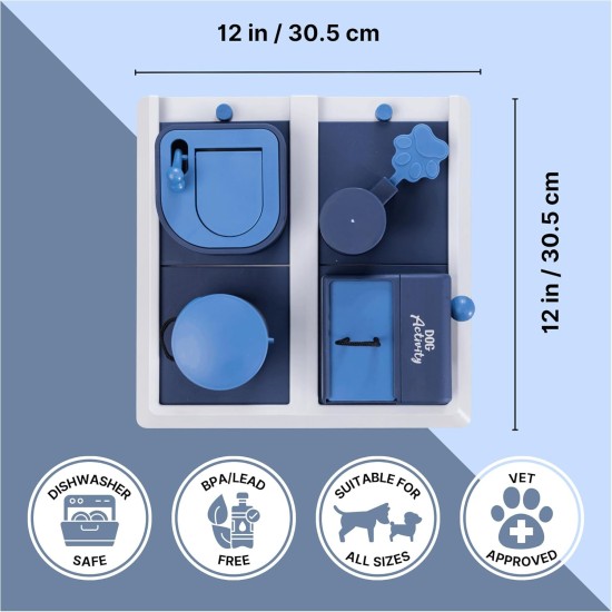 TRIXIE Dog Toy Intelligence Dog Activity Strategy Game "Gamble Box" - Sophisticated Intelligence Toy for Dogs for Business, 15 x 15 cm - 32011 TRIXIE Dog Toy Intelligence Dog Activity Strategy Game "Gamble Box" - Sophisticated Intelligence Toy for Dogs for Business, 15 x 15 cm - 32011