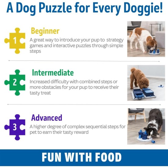 TRIXIE Dog Toy Intelligence Dog Activity Strategy Game "Gamble Box" - Sophisticated Intelligence Toy for Dogs for Business, 15 x 15 cm - 32011 TRIXIE Dog Toy Intelligence Dog Activity Strategy Game "Gamble Box" - Sophisticated Intelligence Toy for Dogs for Business, 15 x 15 cm - 32011