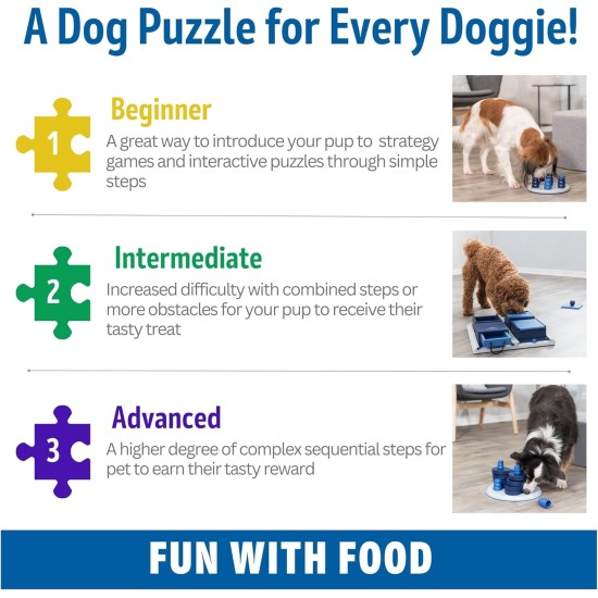 TRIXIE Dog Toy Intelligence Dog Activity Strategy Game "Gamble Box" - Sophisticated Intelligence Toy for Dogs for Business, 15 x 15 cm - 32011 TRIXIE Dog Toy Intelligence Dog Activity Strategy Game "Gamble Box" - Sophisticated Intelligence Toy for Dogs for Business, 15 x 15 cm - 32011