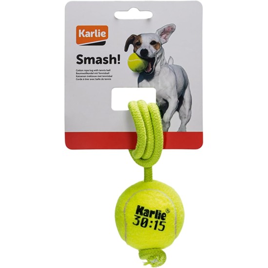 Tennis Ball with Rope 6.5 cm 30:15 Tennis Ball with Rope 6.5 cm 30:15