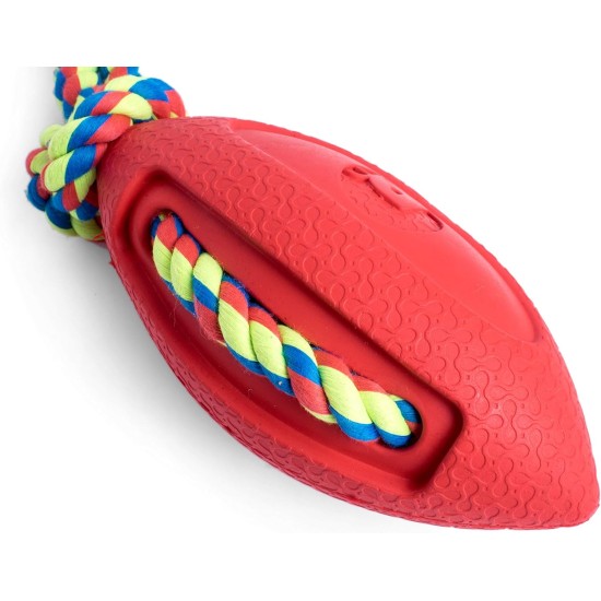 Toyz by Petface Rugby Tugger Dog Toy, Small Toyz by Petface Rugby Tugger Dog Toy, Small