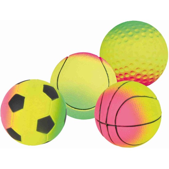 Trixie 15 neon balls, foam rubber, floatable, ø 7 cm Trixie 15 neon balls, foam rubber, floatable, ø 7 cm