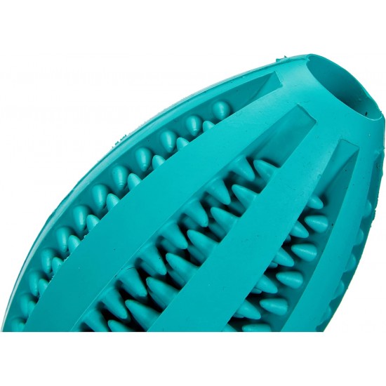 Trixie 3290 Denta Fun Rugby Ball Mint Fresh Natural Rubber 11 cm Trixie 3290 Denta Fun Rugby Ball Mint Fresh Natural Rubber 11 cm
