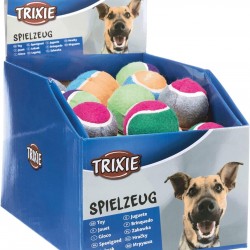 Trixie 3475 Felt Tennis Balls, 6 cm, Pack of 36 Trixie 3475 Felt Tennis Balls, 6 cm, Pack of 36