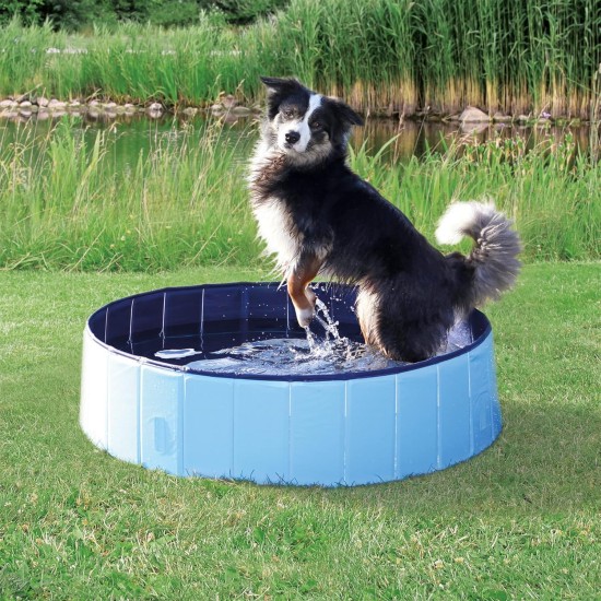 Trixie 39482 dog pool, ø 120 × 30 cm, light blue / blue Trixie 39482 dog pool, ø 120 × 30 cm, light blue / blue