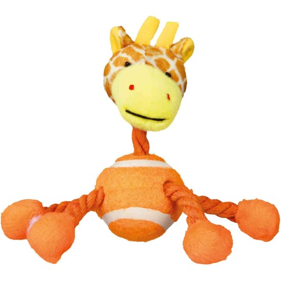 Trixie 4 figures with rope and tennis ball, plush Trixie 4 figures with rope and tennis ball, plush