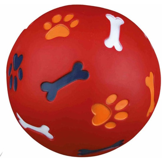 Trixie Activity Toy for Dogs, Snack Ball made of Natural Rubber in Assorted Colours, 7 cm Trixie Activity Toy for Dogs, Snack Ball made of Natural Rubber in Assorted Colours, 7 cm