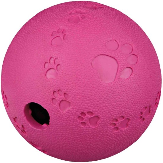 Trixie Activity Toy for Dogs, Snack Ball made of Natural Rubber in Assorted Colours, 7 cm