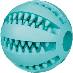 Trixie Denta Fun Natural Rubber Mint Flavour Baseball, 6 cm, Pack of 4 Trixie Denta Fun Natural Rubber Mint Flavour Baseball, 6 cm, Pack of 4