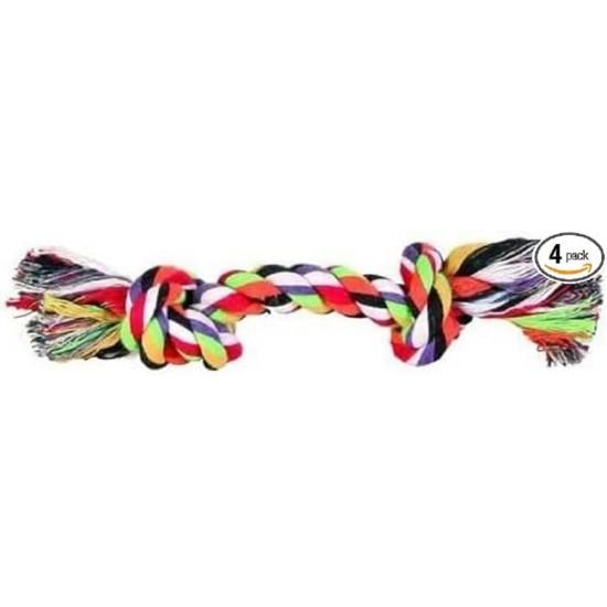 Trixie Denta Fun Play Rope for Dogs, Cotton Blend Dog Toy Trixie Denta Fun Play Rope for Dogs, Cotton Blend Dog Toy