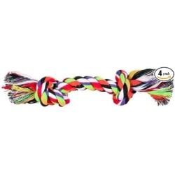 Trixie Denta Fun Play Rope for Dogs, Cotton Blend Dog Toy