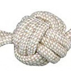 Trixie Denta Fun Playing Rope with Three Woven in Balls for Dog, 37 x 8 cm, Pack of 4 Trixie Denta Fun Playing Rope with Three Woven in Balls for Dog, 37 x 8 cm, Pack of 4