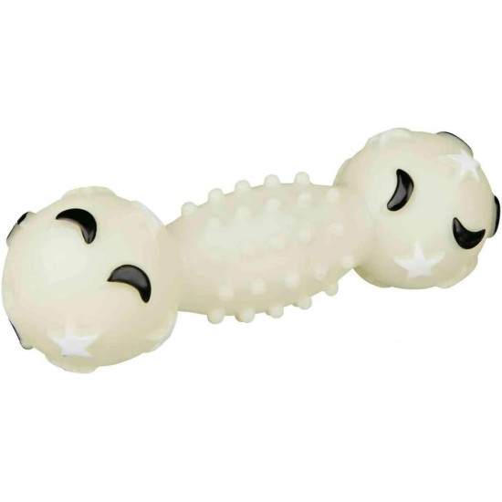 Trixie Moonlight Phosphorescent Vinyl Dumbbell for Dog, 18 cm Trixie Moonlight Phosphorescent Vinyl Dumbbell for Dog, 18 cm