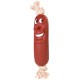 Trixie Sausages on a Rope Snack Toy, 11 cm, Pack of 4 Trixie Sausages on a Rope Snack Toy, 11 cm, Pack of 4