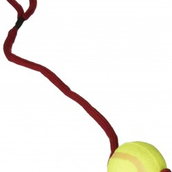 Trixie Tennis Ball on a Rope, 50 x 6 cm - Pack of 1 Trixie Tennis Ball on a Rope, 50 x 6 cm - Pack of 1