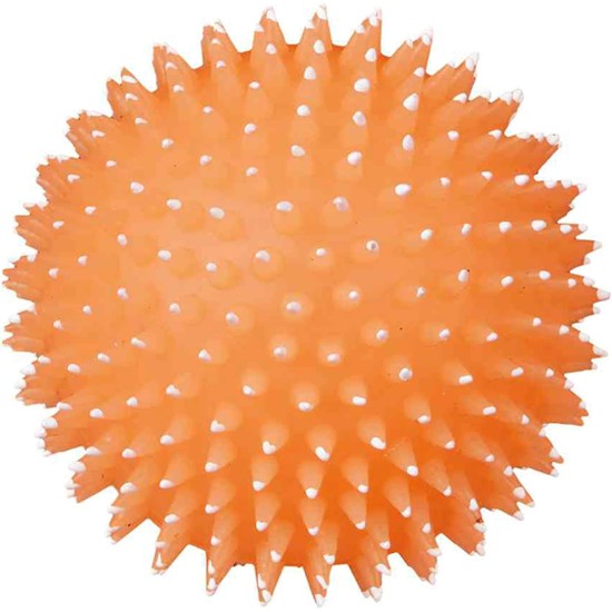 Trixie Vinyl Moonlight Hedgehog Ball with Sound, 10 cm, Pack of 4