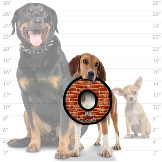Tuffy 's Mega Odd Ball Chain Link Dog Toy Tuffy 's Mega Odd Ball Chain Link Dog Toy
