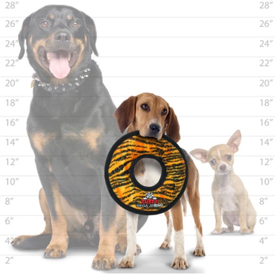 Tuffy 's Mega Odd Ball Chain Link Dog Toy Tuffy 's Mega Odd Ball Chain Link Dog Toy