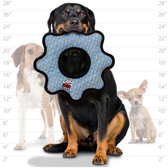 Tuffy 's Mega Odd Ball Chain Link Dog Toy Tuffy 's Mega Odd Ball Chain Link Dog Toy