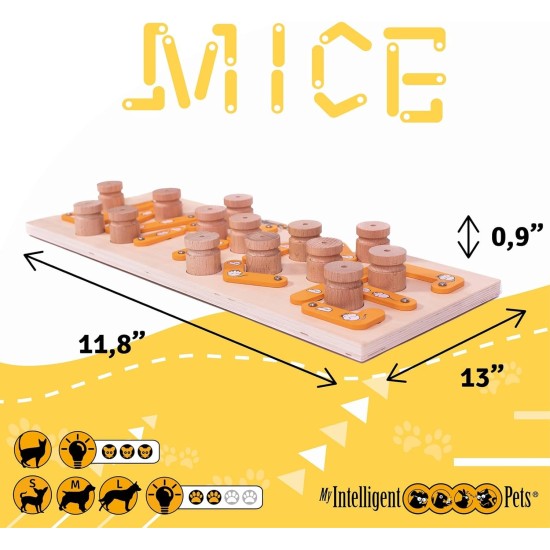 Turtle - My Intelligent Dogs Interaktives Hundespielzeug aus Holz Hundespielzeug für Hunde Hundespielzeug kleine und große Hunde Hunde Spielzeug Turtle - My Intelligent Dogs Interaktives Hundespielzeug aus Holz Hundespielzeug für Hunde Hundespielzeug kleine und große Hunde Hunde Spielzeug