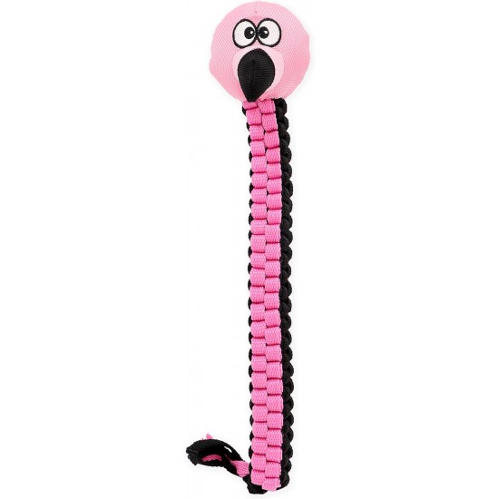 Tyrol Jungle Rope Flaming Dog Toy, 40 cm, Pink Tyrol Jungle Rope Flaming Dog Toy, 40 cm, Pink