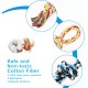 UPSKY 2 Pack Puppy Teeth Grinding Toys, Almost Indestructible, Teeth Cleaning Products, Prevents Boredom and Relieves Stress