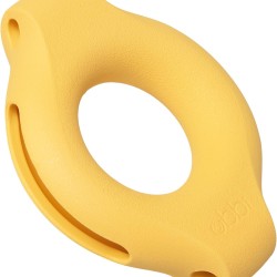 Ubbi Interactive Kibbler Dispensing Dog Toy, for Medium to Large Dog Breeds, Durable Natural Rubber, Yellow Ubbi Interactive Kibbler Dispensing Dog Toy, for Medium to Large Dog Breeds, Durable Natural Rubber, Yellow