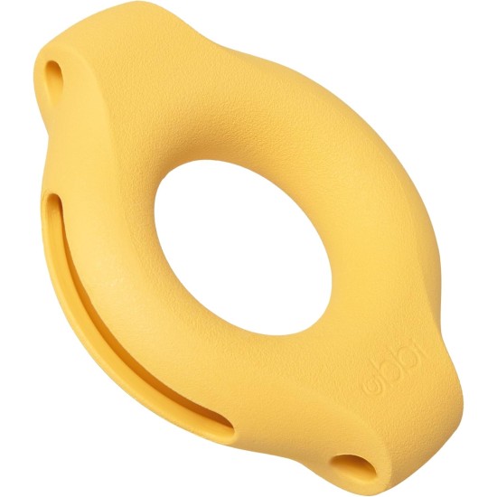 Ubbi Interactive Kibbler Dispensing Dog Toy, for Medium to Large Dog Breeds, Durable Natural Rubber, Yellow Ubbi Interactive Kibbler Dispensing Dog Toy, for Medium to Large Dog Breeds, Durable Natural Rubber, Yellow