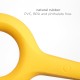 Ubbi Interactive Kibbler Dispensing Dog Toy, for Medium to Large Dog Breeds, Durable Natural Rubber, Yellow Ubbi Interactive Kibbler Dispensing Dog Toy, for Medium to Large Dog Breeds, Durable Natural Rubber, Yellow