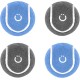 Ubbi Tennis Balls for Dogs, Interactive and Durable Fetch Toy for Medium Dog Breeds, Blue and Charcoal Pack of 4 Ubbi Tennis Balls for Dogs, Interactive and Durable Fetch Toy for Medium Dog Breeds, Blue and Charcoal Pack of 4