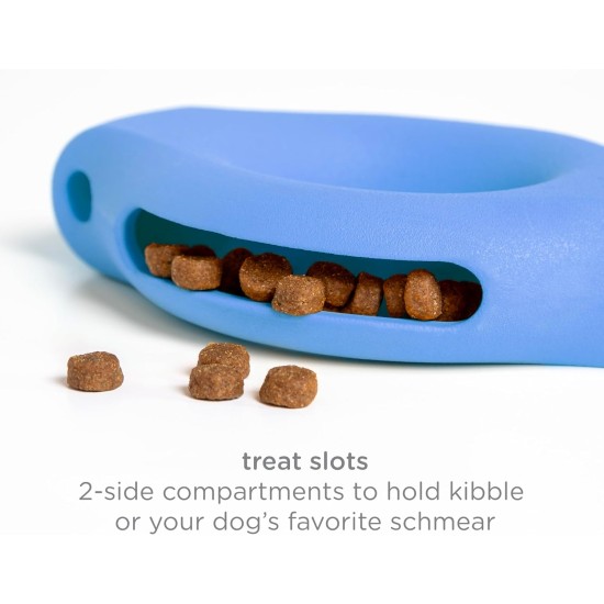 Ubbi Tennis Balls for Dogs, Interactive and Durable Fetch Toy for Medium Dog Breeds, Blue and Charcoal Pack of 4 Ubbi Tennis Balls for Dogs, Interactive and Durable Fetch Toy for Medium Dog Breeds, Blue and Charcoal Pack of 4