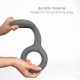 Ubbi Tuggle Dog Toy, Durable Rubber with Ergonomic Grip, for Medium to Large Dog Breeds, Charcoal Ubbi Tuggle Dog Toy, Durable Rubber with Ergonomic Grip, for Medium to Large Dog Breeds, Charcoal