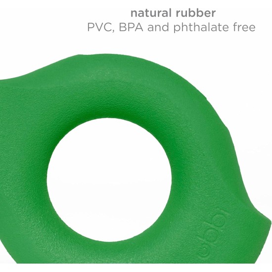Ubbi Tuggle Dog Toy, Durable Rubber with Ergonomic Grip, for Medium to Large Dog Breeds, Charcoal Ubbi Tuggle Dog Toy, Durable Rubber with Ergonomic Grip, for Medium to Large Dog Breeds, Charcoal