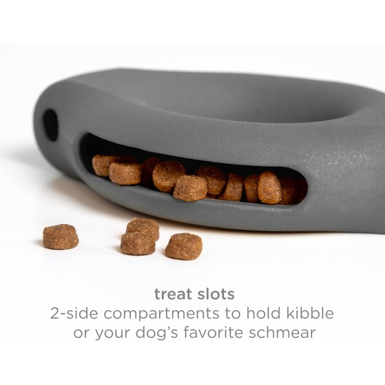 Ubbi Tuggle Dog Toy, Durable Rubber with Ergonomic Grip, for Medium to Large Dog Breeds, Charcoal Ubbi Tuggle Dog Toy, Durable Rubber with Ergonomic Grip, for Medium to Large Dog Breeds, Charcoal