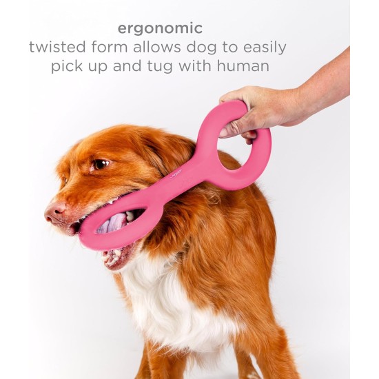 Ubbi Tuggle Dog Toy, Durable Rubber with Ergonomic Grip, for Medium to Large Dog Breeds, Charcoal Ubbi Tuggle Dog Toy, Durable Rubber with Ergonomic Grip, for Medium to Large Dog Breeds, Charcoal