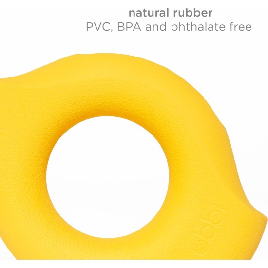Ubbi Tuggle Dog Toy, Durable Rubber with Ergonomic Grip, for Medium to Large Dog Breeds, Charcoal Ubbi Tuggle Dog Toy, Durable Rubber with Ergonomic Grip, for Medium to Large Dog Breeds, Charcoal