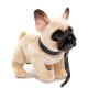 Uni-Toys - French Bulldog (Beige) with Lead - 27 cm (Length) - Plush Dog, Great Dane Pet - Plush Toy, Cuddly Toy Uni-Toys - French Bulldog (Beige) with Lead - 27 cm (Length) - Plush Dog, Great Dane Pet - Plush Toy, Cuddly Toy