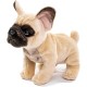 Uni-Toys - French Bulldog (Beige) with Lead - 27 cm (Length) - Plush Dog, Great Dane Pet - Plush Toy, Cuddly Toy Uni-Toys - French Bulldog (Beige) with Lead - 27 cm (Length) - Plush Dog, Great Dane Pet - Plush Toy, Cuddly Toy