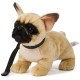 Uni-Toys - French Bulldog (Beige) with Lead - 27 cm (Length) - Plush Dog, Great Dane Pet - Plush Toy, Cuddly Toy Uni-Toys - French Bulldog (Beige) with Lead - 27 cm (Length) - Plush Dog, Great Dane Pet - Plush Toy, Cuddly Toy