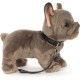 Uni-Toys - French Bulldog (Beige) with Lead - 27 cm (Length) - Plush Dog, Great Dane Pet - Plush Toy, Cuddly Toy Uni-Toys - French Bulldog (Beige) with Lead - 27 cm (Length) - Plush Dog, Great Dane Pet - Plush Toy, Cuddly Toy