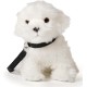 Uni-Toys - Maltese (with lead) - 26 cm (length) - plush dog, pet - plush toy, cuddly toy Uni-Toys - Maltese (with lead) - 26 cm (length) - plush dog, pet - plush toy, cuddly toy
