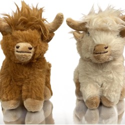 Vaulted Skulls & Co Cow Dog Toys Set 6 Inch Small Squeaky Cow Toy Stuffed Cow Toy for Dogs Squeaky Chew Toy Cow Brown/Tan 2 Pack Vaulted Skulls & Co Cow Dog Toys Set 6 Inch Small Squeaky Cow Toy Stuffed Cow Toy for Dogs Squeaky Chew Toy Cow Brown/Tan 2 Pack