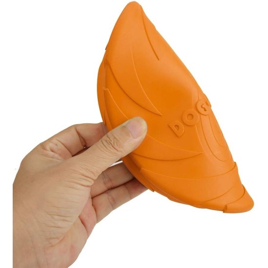 Vivifying Dog Frisbee, Set of 2, 18-cm Dog Frisbee Made of Natural Rubber for Land and Water Vivifying Dog Frisbee, Set of 2, 18-cm Dog Frisbee Made of Natural Rubber for Land and Water