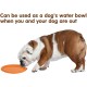 Vivifying Dog Frisbee, Set of 2, 18-cm Dog Frisbee Made of Natural Rubber for Land and Water Vivifying Dog Frisbee, Set of 2, 18-cm Dog Frisbee Made of Natural Rubber for Land and Water
