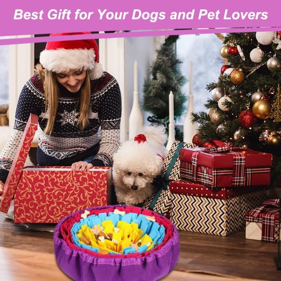 Vivifying Sniffing Rug for Dogs, Interactive Sniffing Rug Dog, Washable Intelligence Toy for Small and Medium Dogs (Pink/Yellow) Vivifying Sniffing Rug for Dogs, Interactive Sniffing Rug Dog, Washable Intelligence Toy for Small and Medium Dogs (Pink/Yellow)