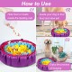 Vivifying Sniffing Rug for Dogs, Interactive Sniffing Rug Dog, Washable Intelligence Toy for Small and Medium Dogs (Pink/Yellow) Vivifying Sniffing Rug for Dogs, Interactive Sniffing Rug Dog, Washable Intelligence Toy for Small and Medium Dogs (Pink/Yellow)