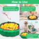 Vivifying Sniffing Rug for Dogs, Interactive Sniffing Rug Dog, Washable Intelligence Toy for Small and Medium Dogs (Pink/Yellow) Vivifying Sniffing Rug for Dogs, Interactive Sniffing Rug Dog, Washable Intelligence Toy for Small and Medium Dogs (Pink/Yellow)