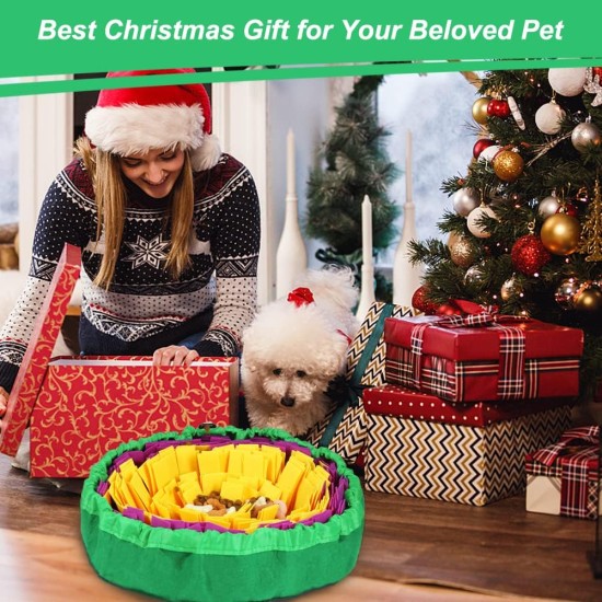 Vivifying Sniffing Rug for Dogs, Interactive Sniffing Rug Dog, Washable Intelligence Toy for Small and Medium Dogs (Pink/Yellow) Vivifying Sniffing Rug for Dogs, Interactive Sniffing Rug Dog, Washable Intelligence Toy for Small and Medium Dogs (Pink/Yellow)