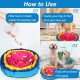 Vivifying Sniffing Rug for Dogs, Interactive Sniffing Rug Dog, Washable Intelligence Toy for Small and Medium Dogs (Pink/Yellow) Vivifying Sniffing Rug for Dogs, Interactive Sniffing Rug Dog, Washable Intelligence Toy for Small and Medium Dogs (Pink/Yellow)