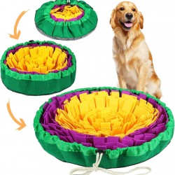 Vivifying Snuffle Rug for Dogs, Durable Dog Toy Large Dogs, Washable Interactive Toy, Sniffing Rug for Large Dogs and Puppies (Yellow/Purple) Vivifying Snuffle Rug for Dogs, Durable Dog Toy Large Dogs, Washable Interactive Toy, Sniffing Rug for Large Dogs and Puppies (Yellow/Purple)